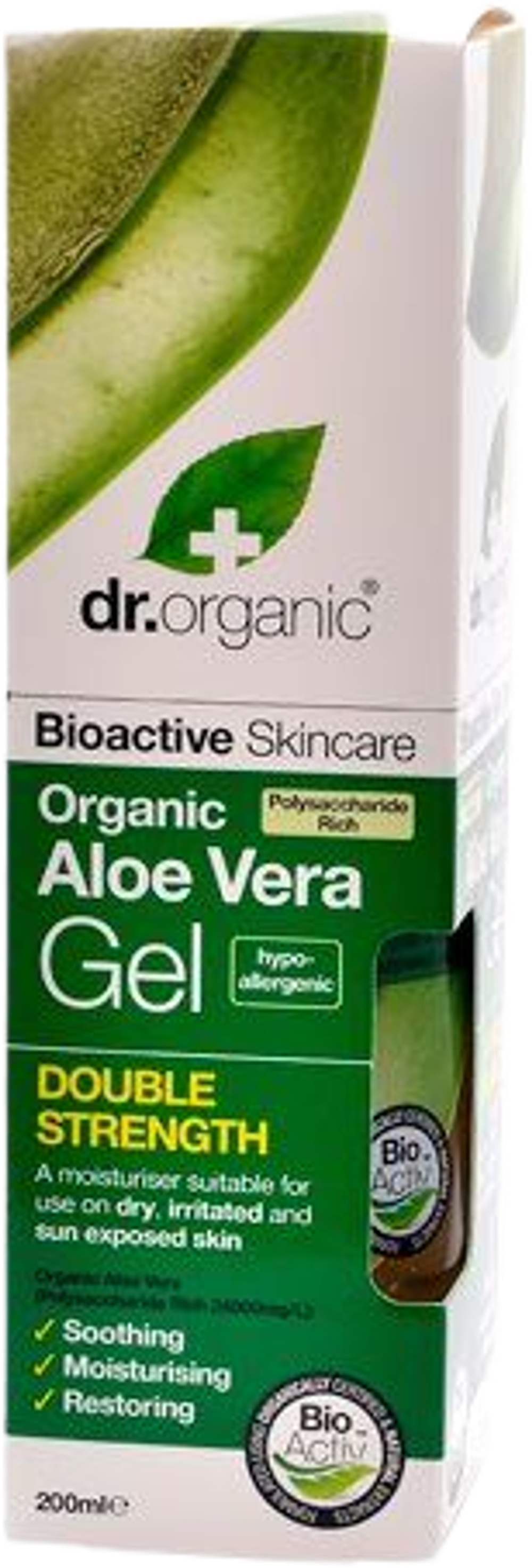 Tilbud på Gel Aloe Vera (Dr. Organic) fra Helsam til 80 kr.