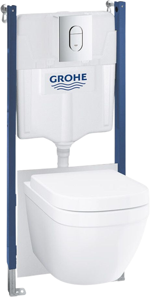 Toalett Grohe Solido Vegghengt 5-I-1 Sett Euro (GROHE)