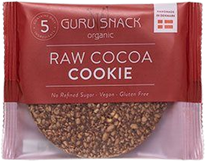 Raw Cocoa Cookie Øko enkeltvis indpakket (Guru Snack)