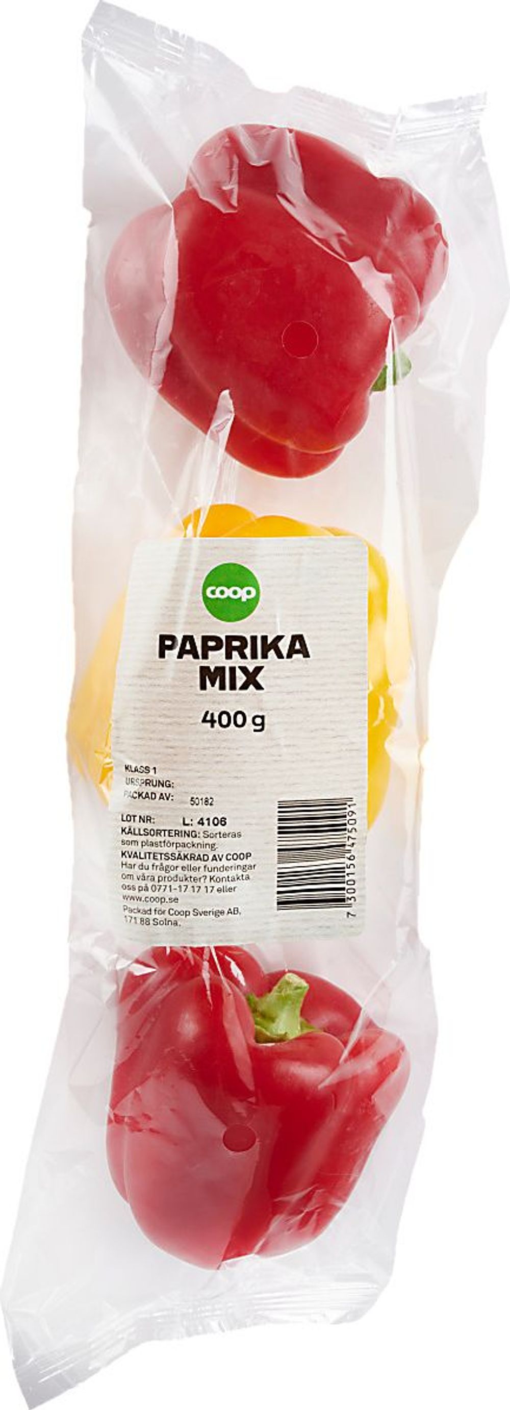 Erbjudanden på Paprikamix (Nederländerna/Spanien/Coop) från Coop X:-TRA för 19,90 kr