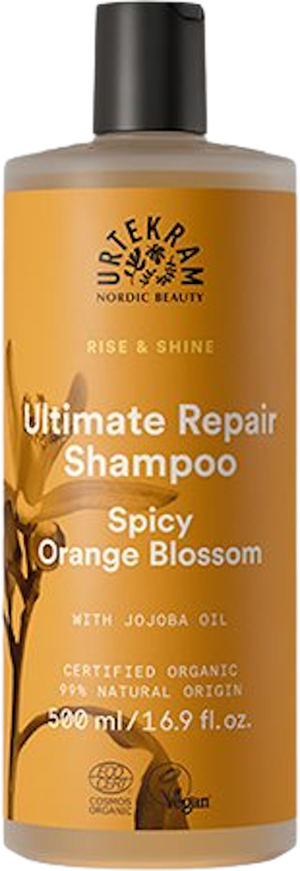 Shampoo Spicy Orange Blossom t. tørt & ødelagt hår (Urtekram)