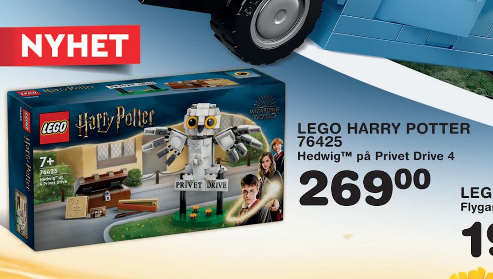 Erbjudanden på LEGO HARRY POTTER 76425 från Lekextra för 269 kr