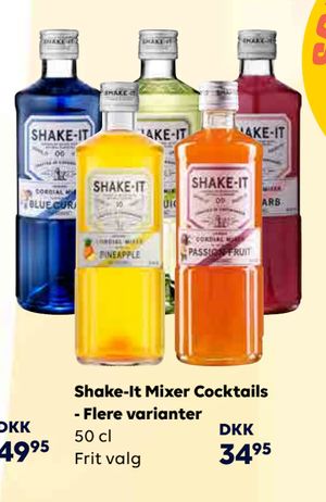 Shake-It Mixer Cocktails - Flere varianter