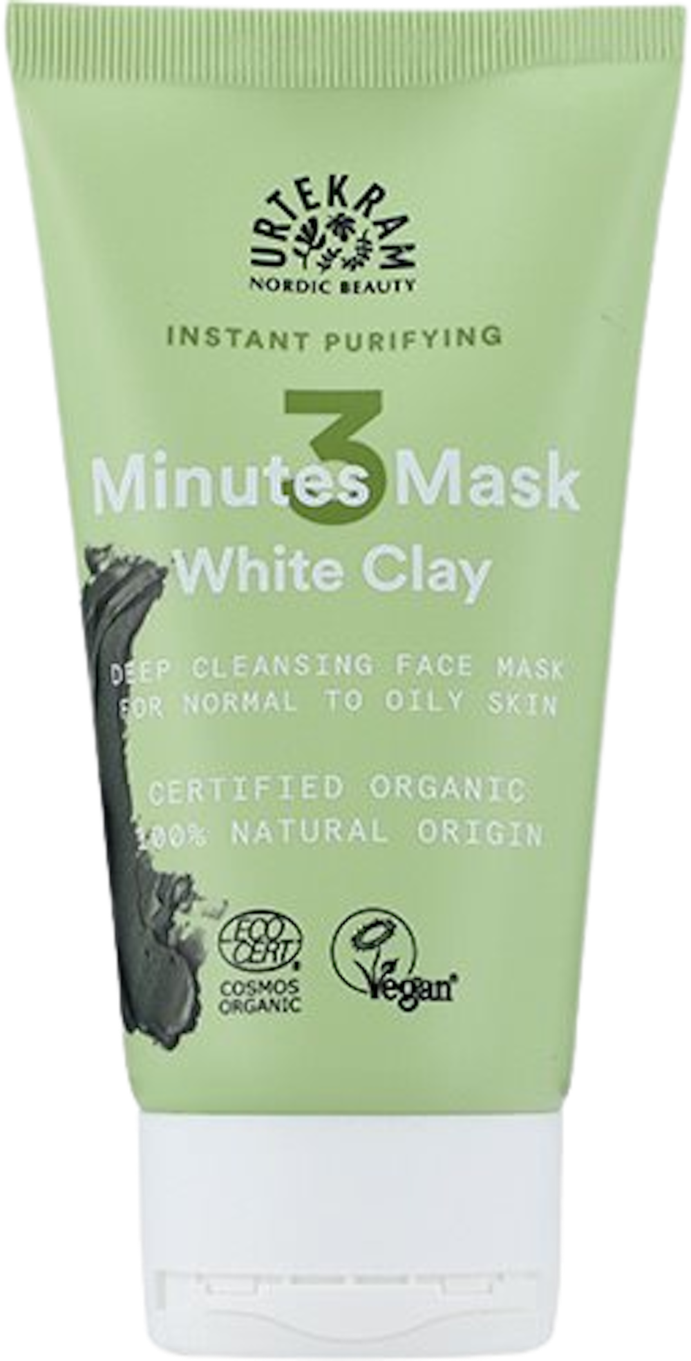 Tilbud på Purifying 3 minutes Face Mask (Urtekram) fra Helsam til 56,95 kr.