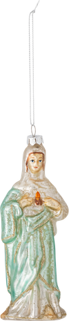 Madonna Ornament 15 cm, Grøn (Bloomingville)