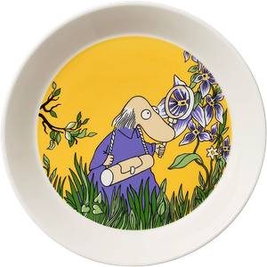 Moomin Arabia Hemulen tallerken gul 19 cm