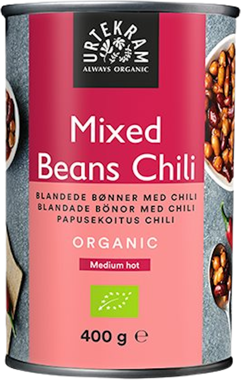 Tilbud på Mixed beans chili Øko (Urtekram) fra Helsam til 24,95 kr.