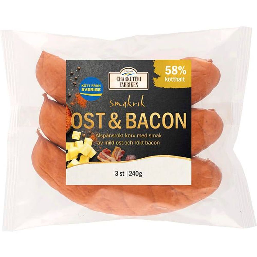 Erbjudanden på Kryddkorv ost & bacon från ICA Maxi Stormarknad för 25 kr