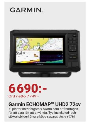 Garmin ECHOMAP™ UHD2 72cv