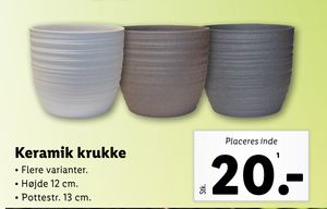 Keramik krukke