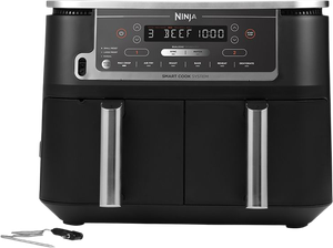 Ninja Foodi AF451 airfryer Max Dual Zone inkl. termometer 9,5 liter