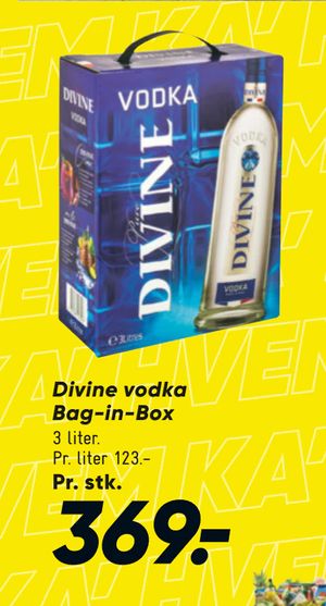 Divine vodka Bag-in-Box