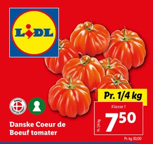 Danske Coeur de Boeuf tomater