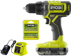 Drill Ryobi Rdd18-1C20A17 One+18V 1X2,0Ah (RYOBI)