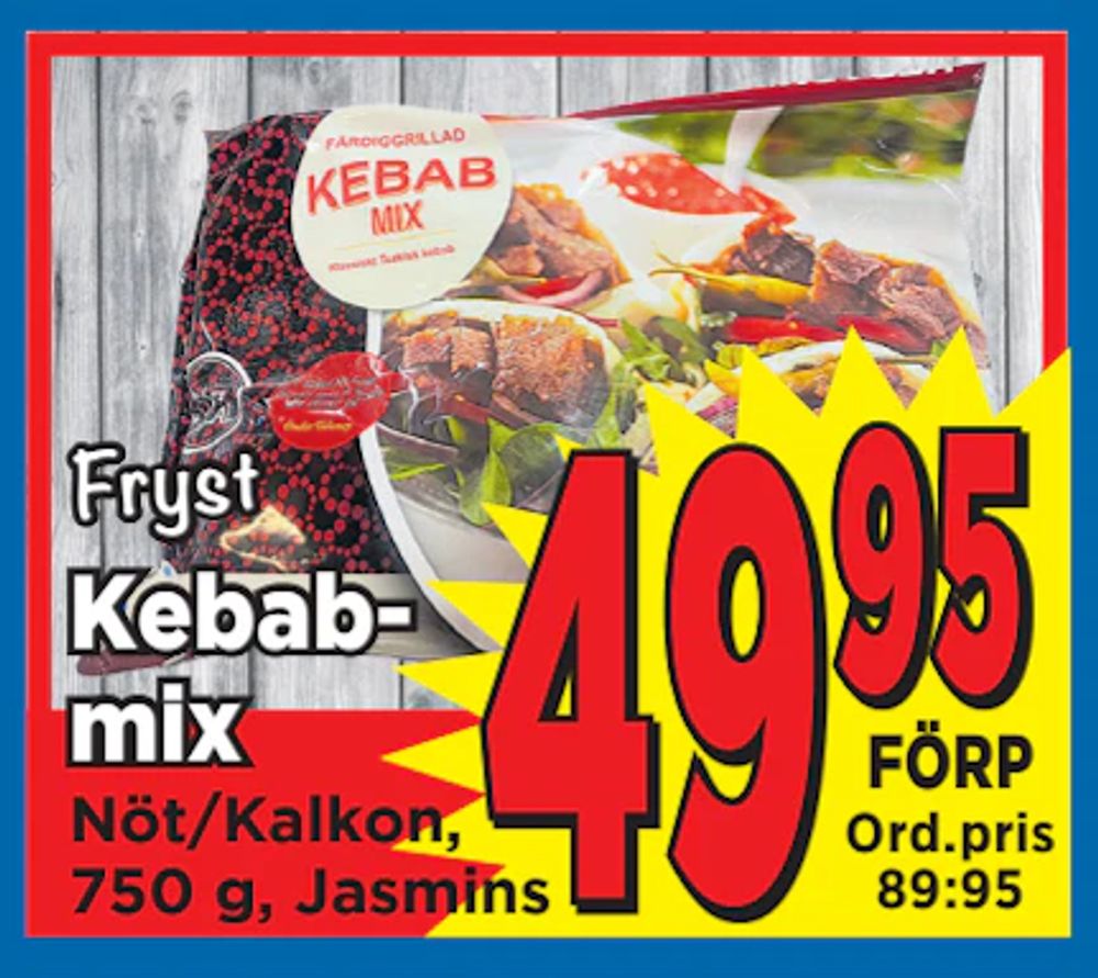 Erbjudanden på Kebabmix från Supergrossen för 49,95 kr