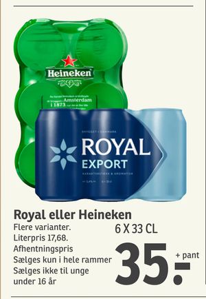 Royal eller Heineken