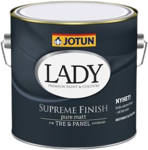 Maling Jotun Lady Supreme Finish 03 Pure Matt Hvit 2,7L (JOTUN)