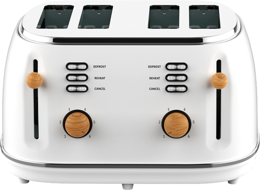 Tilbud på Witt Premium 4-slice Toaster hvid 1500 watt (WITT PREMIUM) fra Kop & Kande til 549,95 kr.