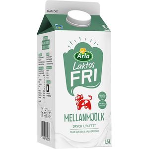 Mellanmjölkdryck 1,5% Laktosfri ®