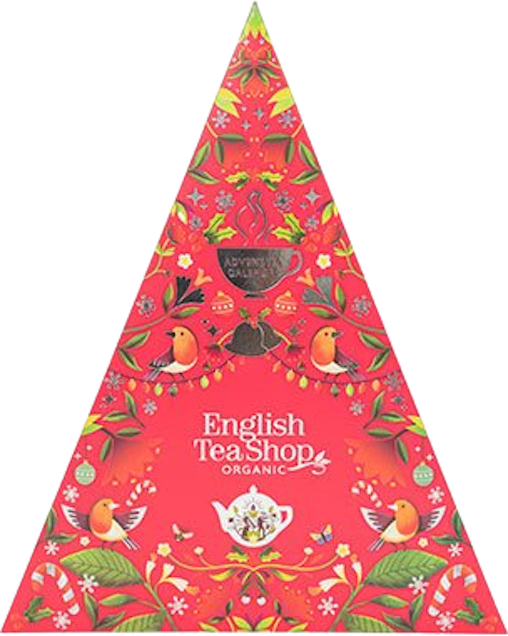 Tilbud på Triangular julekalender rød Øko (English Tea Shop) fra Helsam til 149 kr.