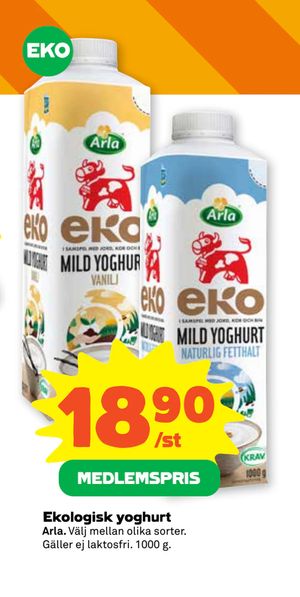 Ekologisk yoghurt