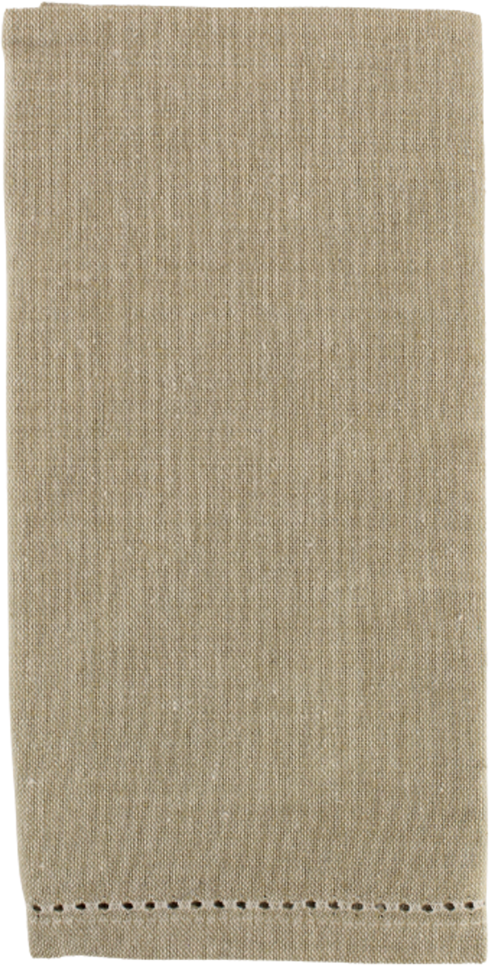 Tilbud på Stofserviet m. Hulsøm i Beige - 100% bomuld (45x45cm.) fra Basic & More til 19 kr.