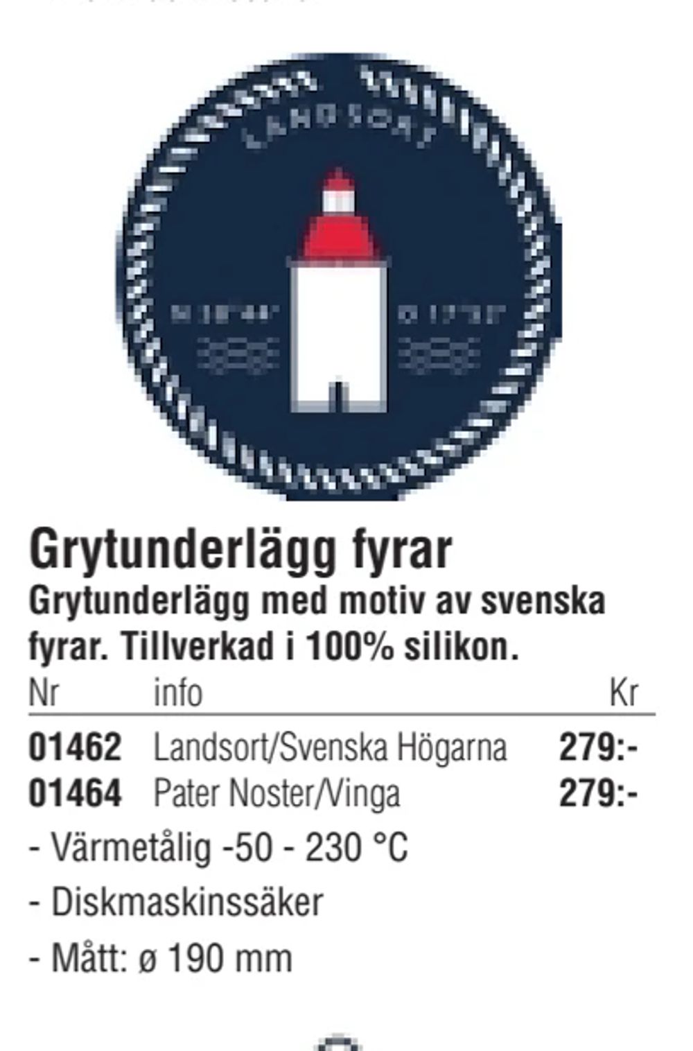 Erbjudanden på Grytunderlägg fyrar från Erlandsons Brygga för 279 kr