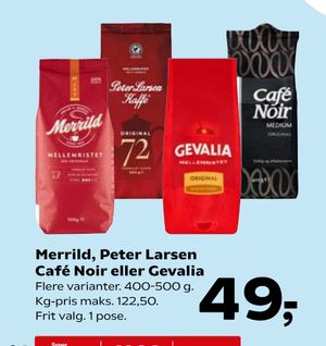 Merrild, Peter Larsen Café Noir eller Gevalia