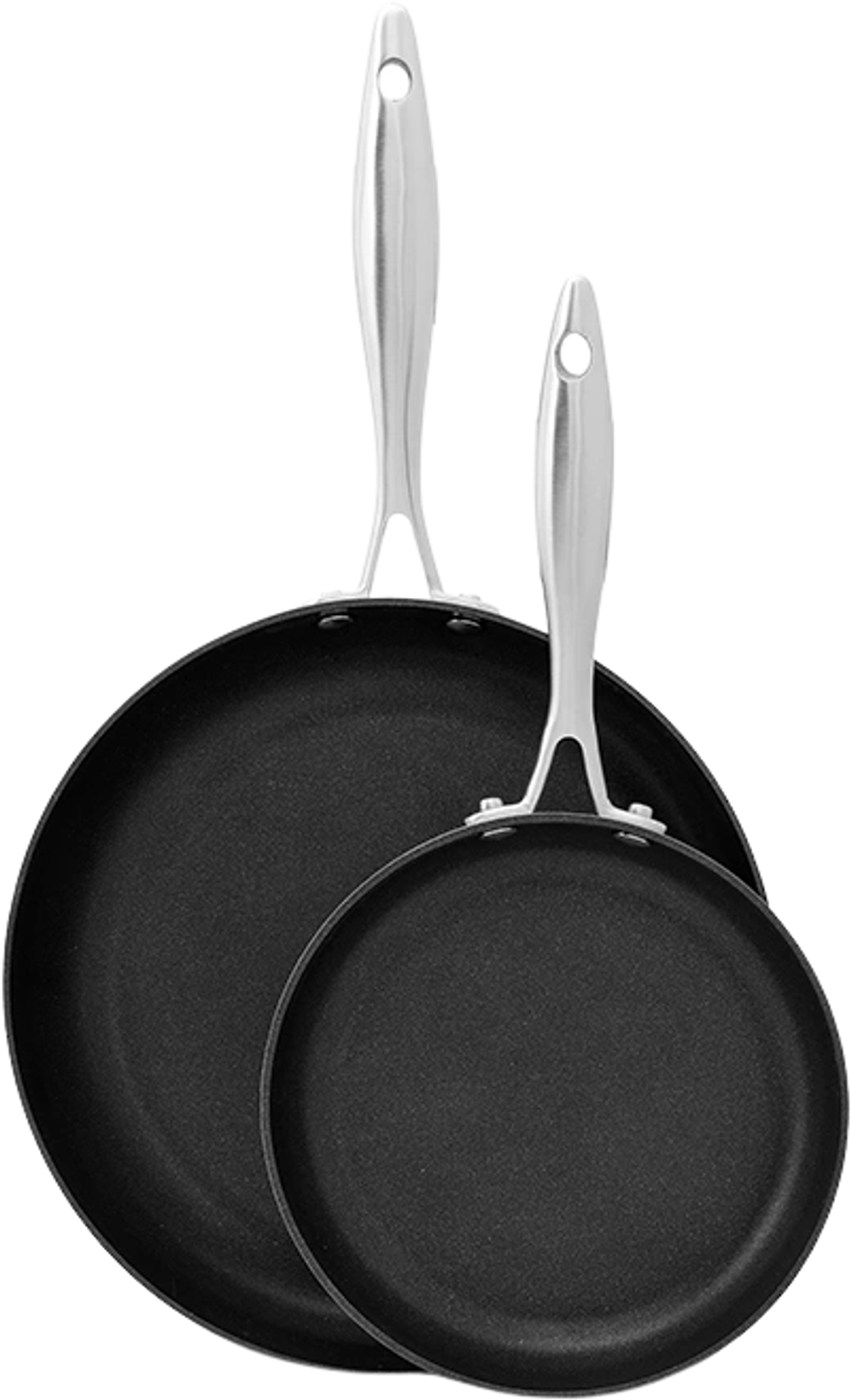 Tilbud på Scanpan non-stick pandesæt CTX 20 cm og 28 cm fra Kop & Kande til 1.099 kr.