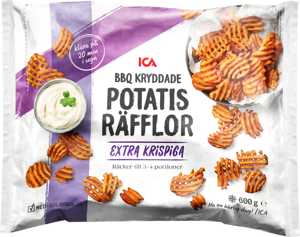 Erbjudanden på Krispiga potatisräfflor (ICA) från ICA Supermarket för 25 kr