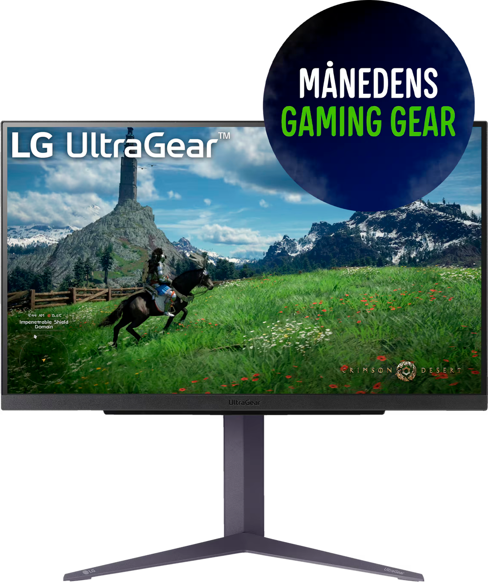 Tilbud på LG UltraGear 27GS85Q 27" gaming-skærm fra Elgiganten til 1.999 kr.