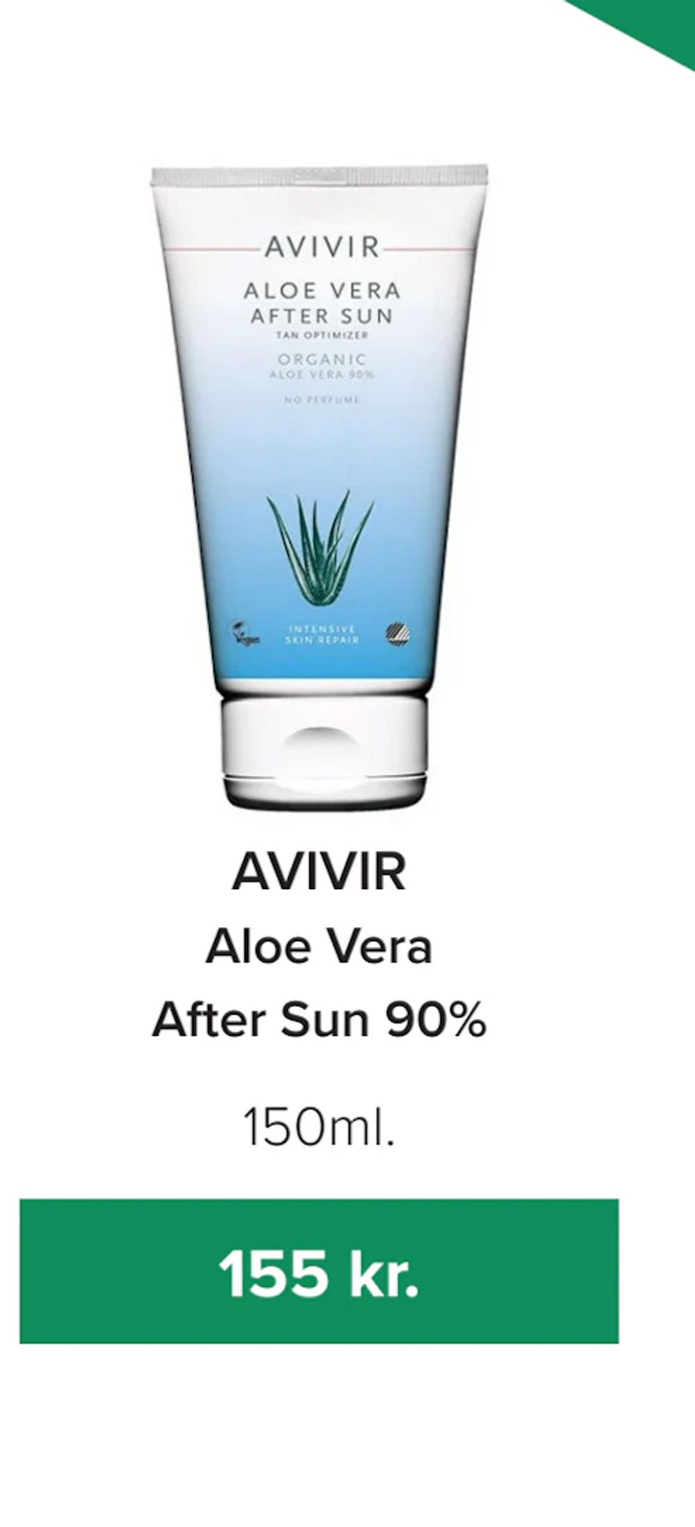 Tilbud på Aloe Vera After Sun 90% fra Helsemin til 155 kr.