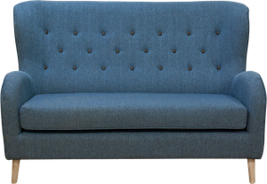 King 2 Pers. Sofa, Petrolfarvet 100 Cm 151 Cm