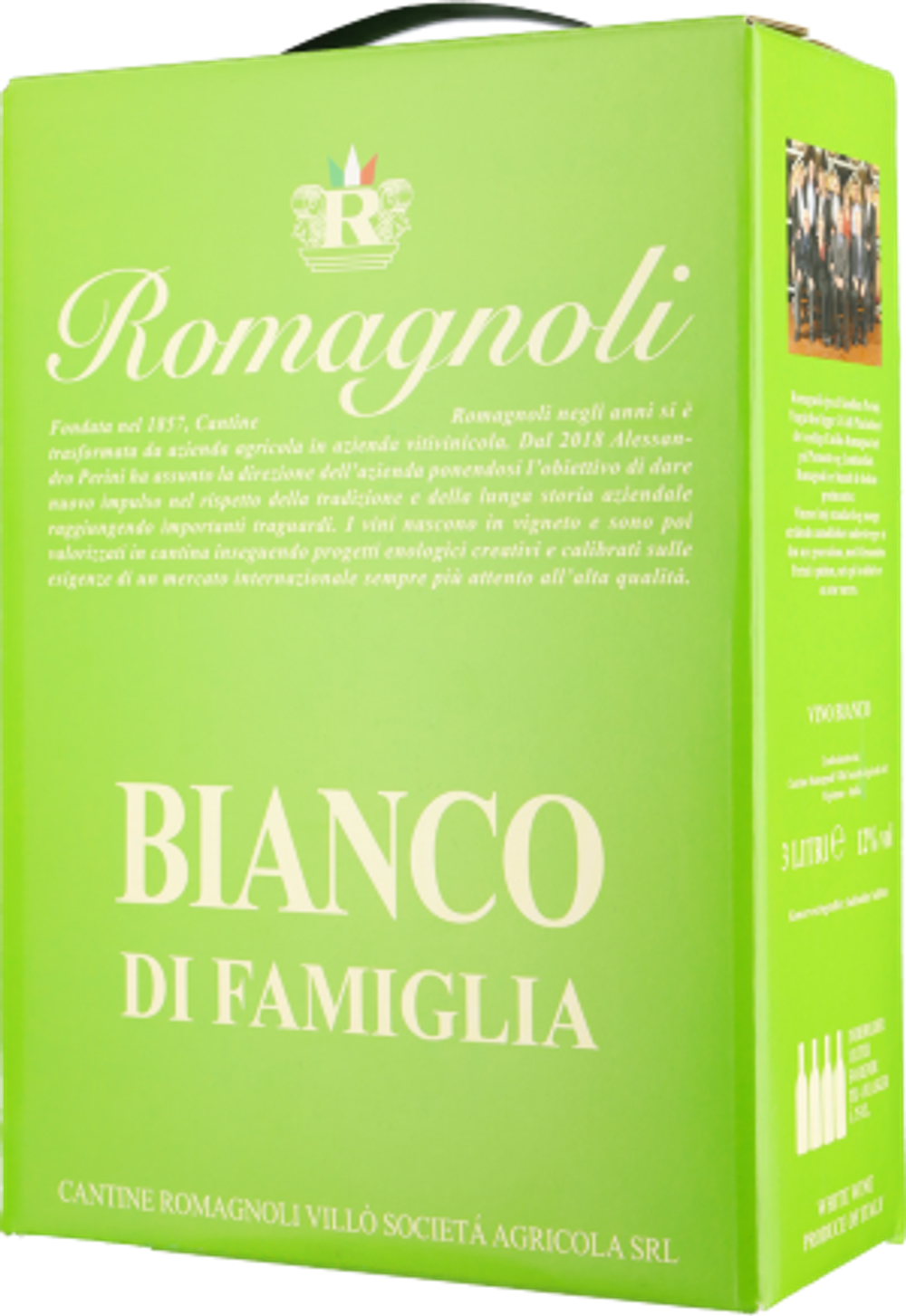 Tilbud på Cantine Romagnoli Bianco di Famiglia fra MENY Vin til 99,95 kr.