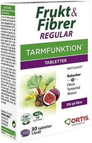 Frugt & Fibre tabletter (Ortis)