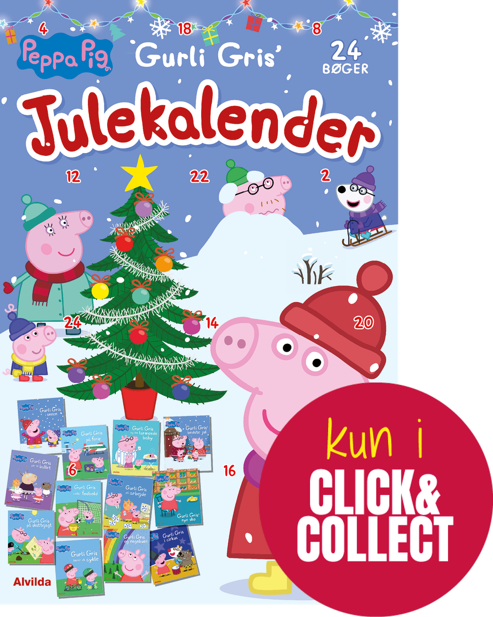 Tilbud på Gurli Gris Historier - Julekalender fra Fleggaard til 119,99 kr.