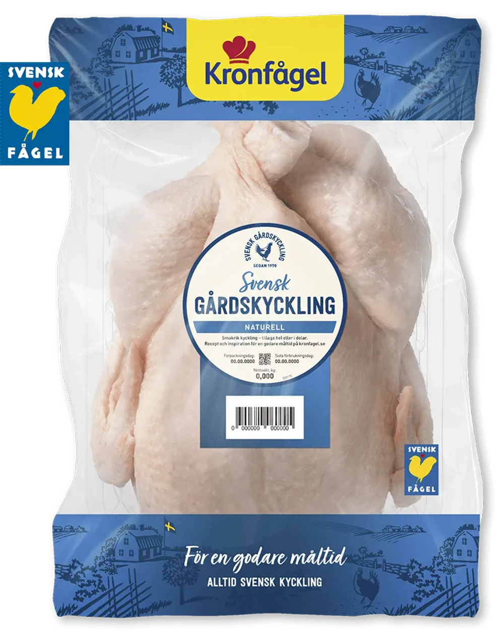 Erbjudanden på Färsk hel kyckling (Kronfågel) från ICA Maxi Stormarknad för 49 kr