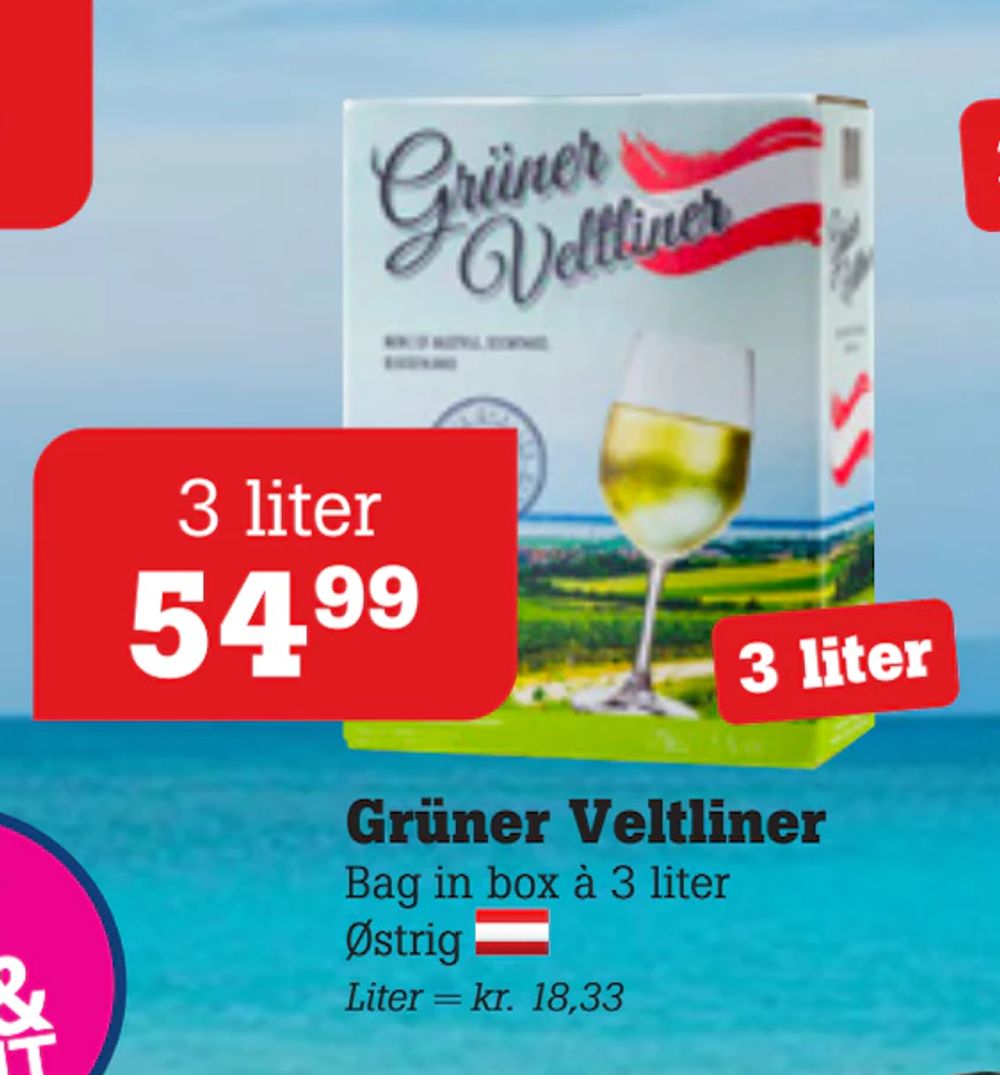 Tilbud på Grüner Veltliner fra Poetzsch Padborg til 54,99 kr.