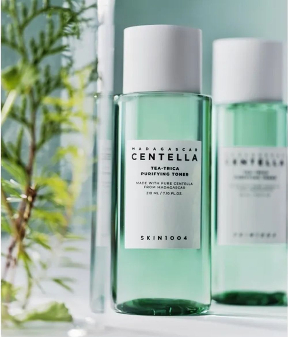 Tilbud på SKIN1004 Madagascar Centella Tea-Trica Purifying Toner 210 ml fra ComputerSalg til 114,23 kr.