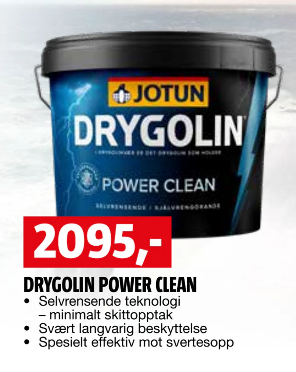 Tilbud på DRYGOLIN POWER CLEAN fra BAUHAUS til 2 095 kr