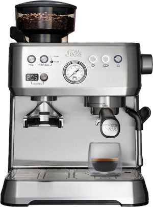 Solis Grind & Infuse Perfetta espressomaskine silver