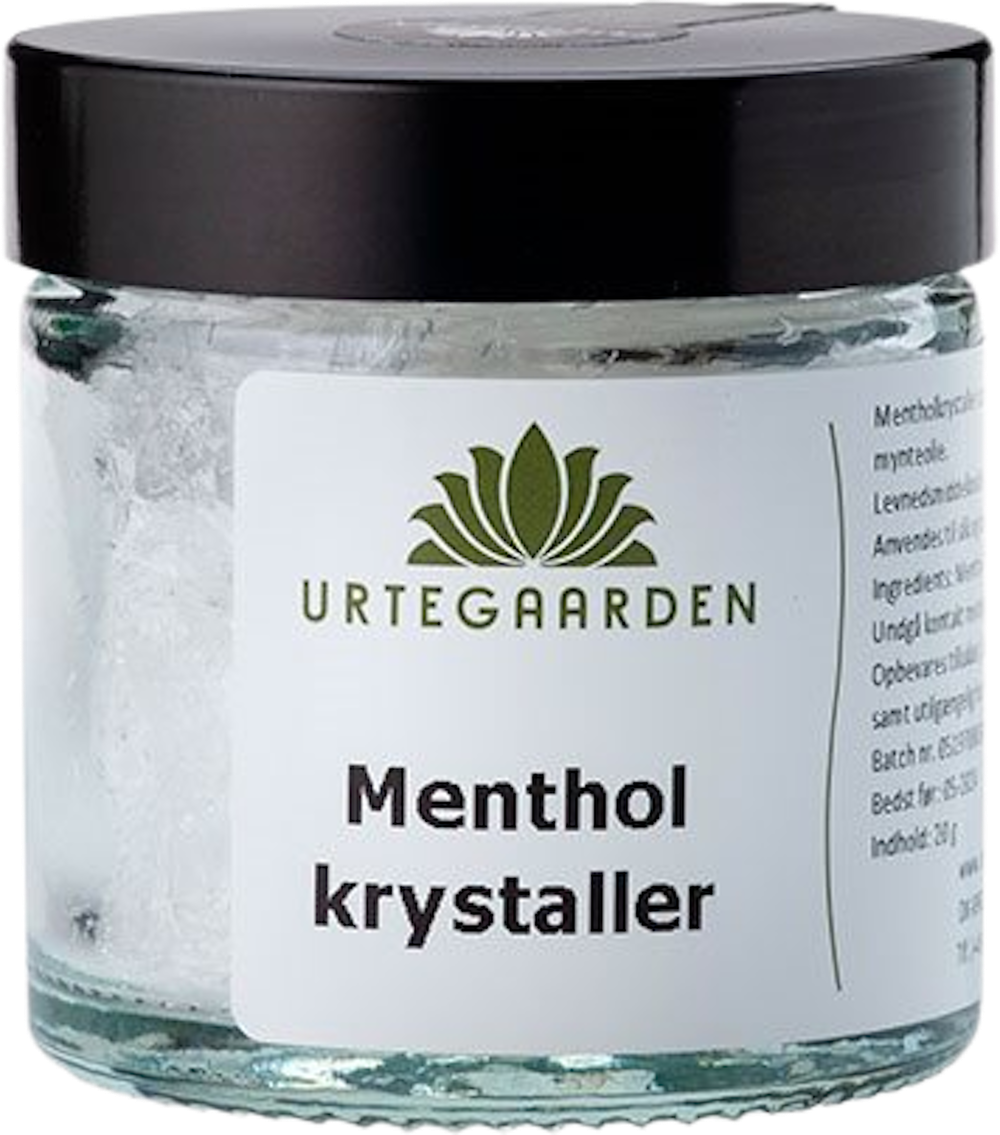 Tilbud på Menthol krystaller (Urtegaarden) fra Helsam til 55 kr.