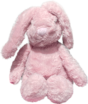 Stor Plysbamse - Pink Kanin (24cm)