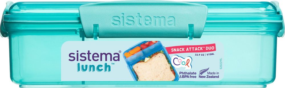 Tilbud på Sistema - Snack Attack Duo
975ml - Minty teal fra ComputerSalg til 69,95 kr.