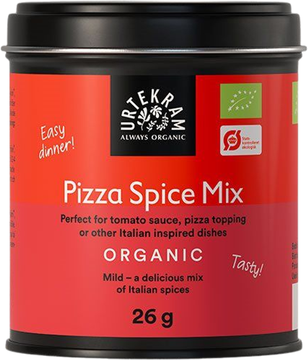 Tilbud på Pizza Spice Mix Øko (Urtekram) fra Helsam til 25,95 kr.