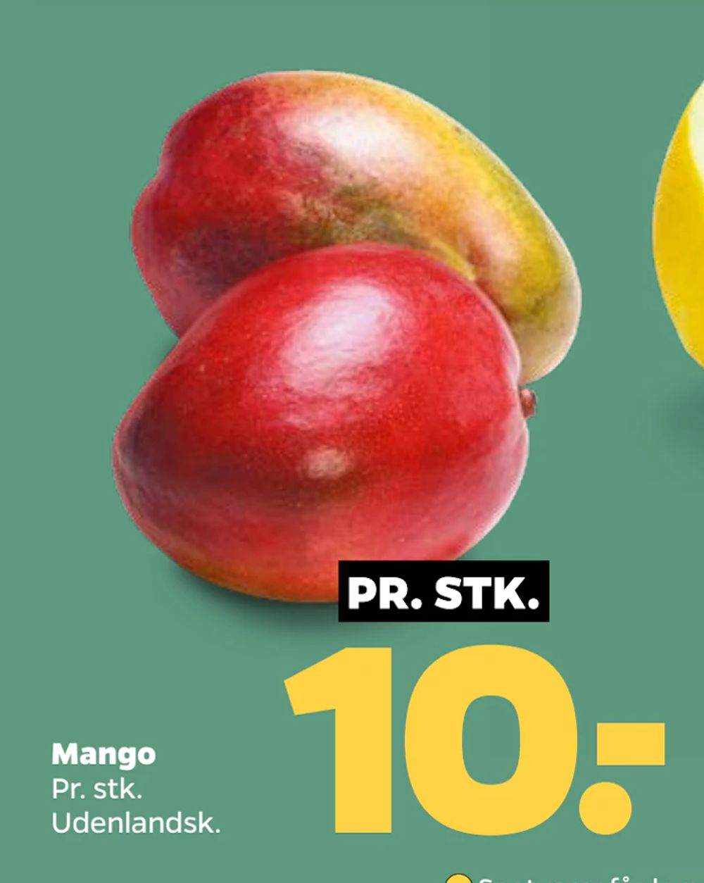 Tilbud på Mango fra Netto til 10 kr.