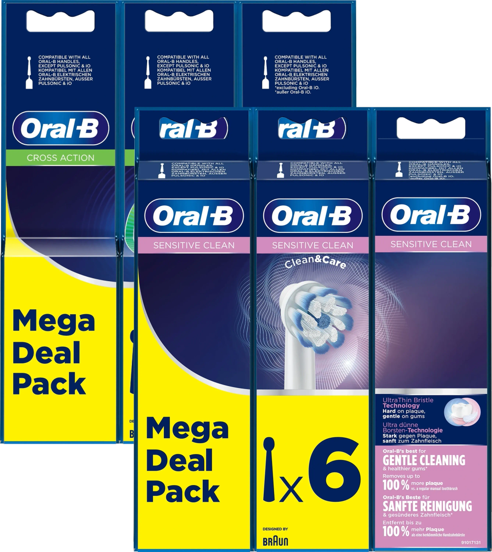 Erbjudanden på Tandborstrefill 6-pack (Oral-B) från ICA Maxi Stormarknad för 199 kr