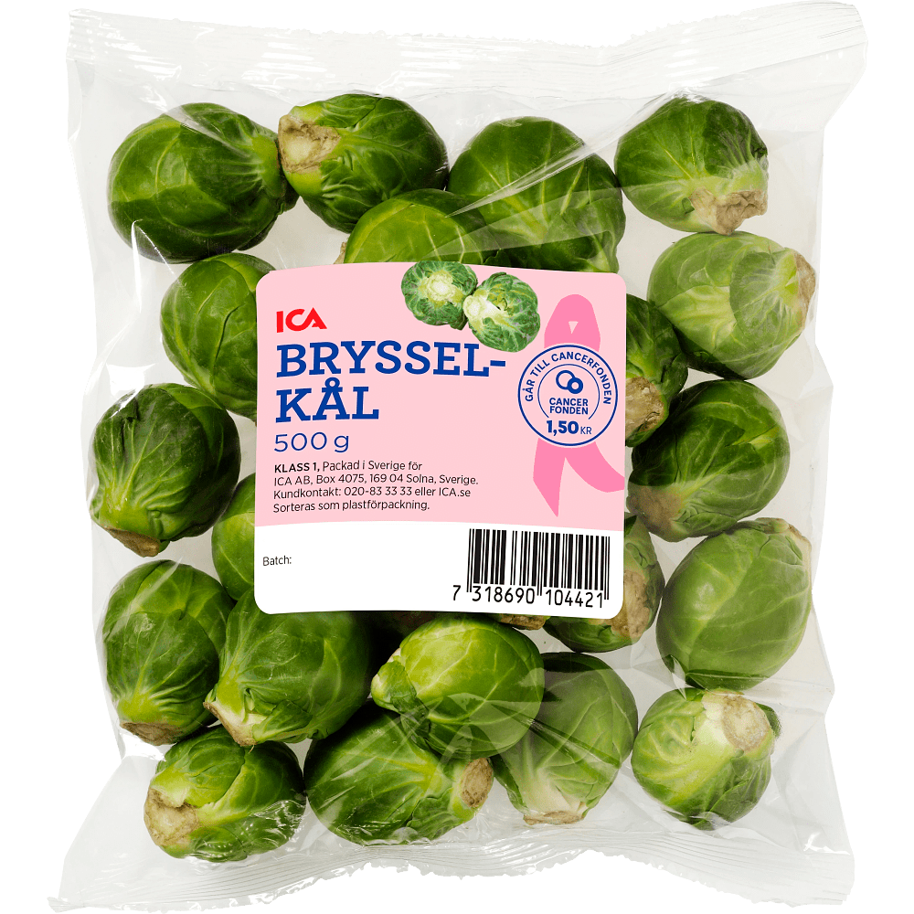 Erbjudanden på Brysselkål i påse från ICA Supermarket för 20 kr