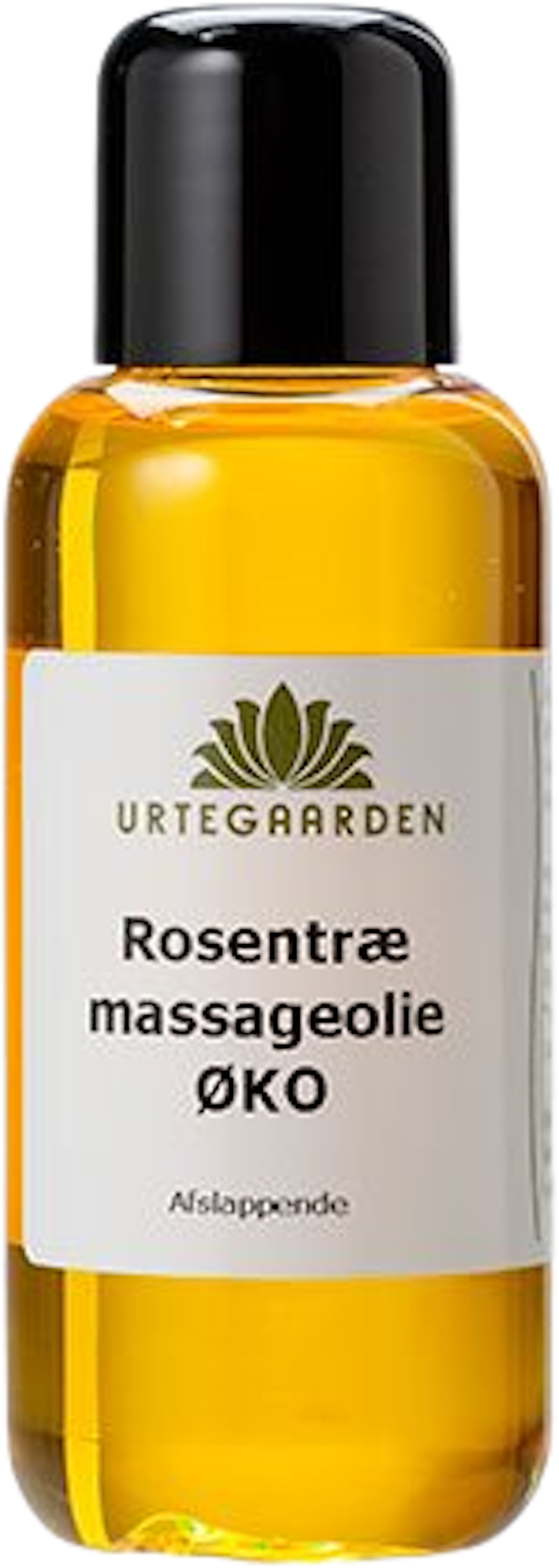 Tilbud på Rosentræ massageolie ØKO (Urtegaarden) fra Helsam til 87 kr.