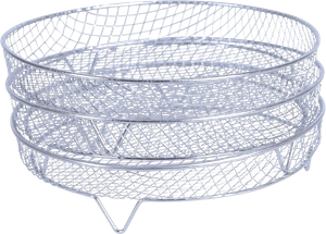 Airfryer rack 3-lags rund Ø20,5 cm
